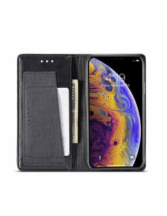 iPhone XS / X Elegant Fodral i PU-Läder med RFID Block