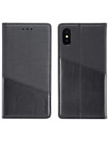 iPhone XS / X Elegant Fodral i PU-Läder med RFID Block