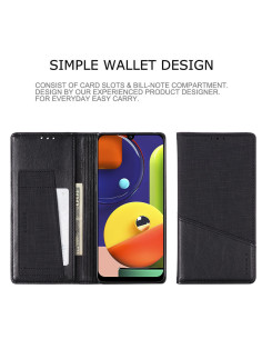 Samsung A70 Elegant Fodral i PU-Läder med RFID Block 2