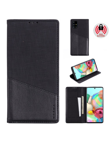 Samsung A71 Elegant Fodral i PU-Läder med RFID Block