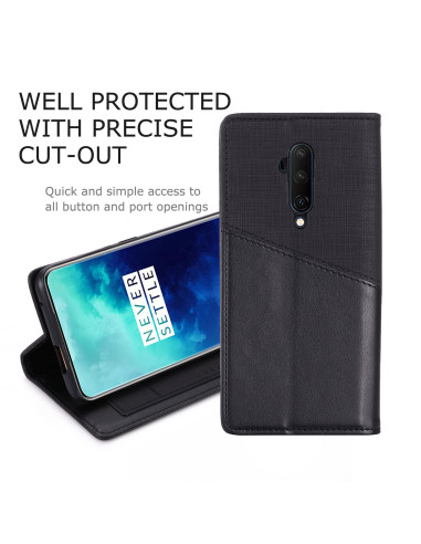 OnePlus 7T Pro Elegant Fodral i PU-Läder med RFID Block