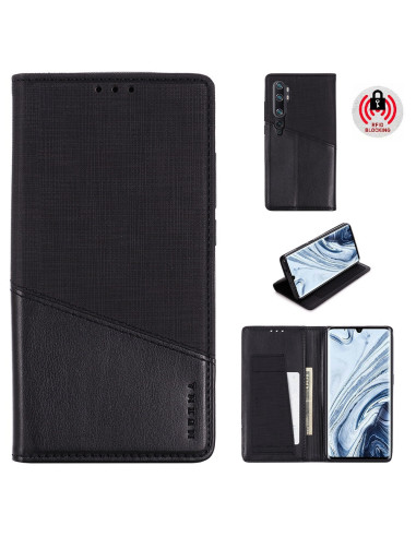 Xiaomi Mi Note 10 / 10 Pro Elegant Fodral i PU-Läder med RFID Block