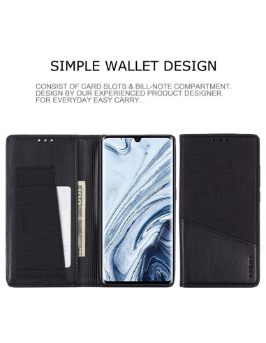 Xiaomi Mi Note 10 / 10 Pro Elegant Fodral i PU-Läder med RFID Block
