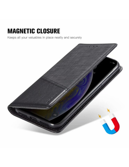 Xiaomi Redmi Note 7 Elegant Fodral i PU-Läder med RFID Block