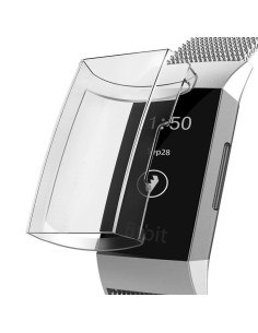 2-PACK Heltäckande Ultratunn TPU Skal Fitbit Charge 4 Liquid