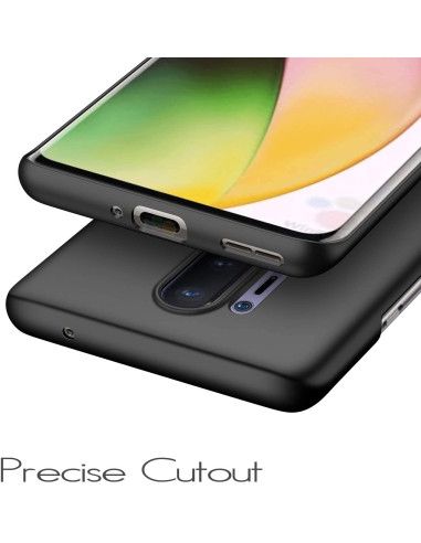 Mattsvart skal för OnePlus 8 Pro med exakt kameraöppning och slimmad profil