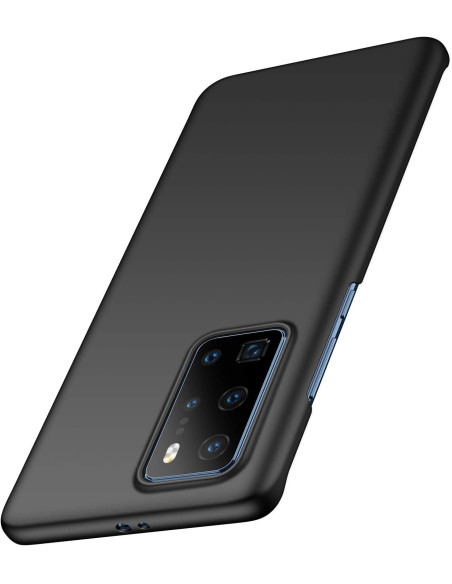 Ultratunt mattsvart skal för Huawei P40 Pro, sett från en vinkel som visar kamerautskärningen