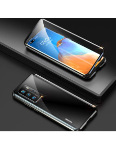 Huawei P40 Pro Heltäckande Premium Skal Glassback V4