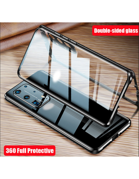 Huawei P40 Pro Heltäckande Premium Skal Glassback V4