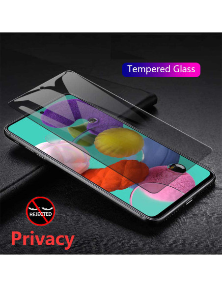 2-PACK Samsung A41 Privacy Härdat glas 0.26mm 2.5D 9H