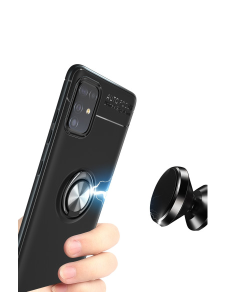 Samsung A41 Praktisk Stöttåligt Skal med Ringhållare V3