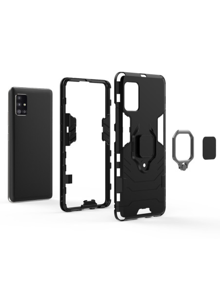Samsung A41 Stöttåligt Skal med Ringhållare ThinArmor