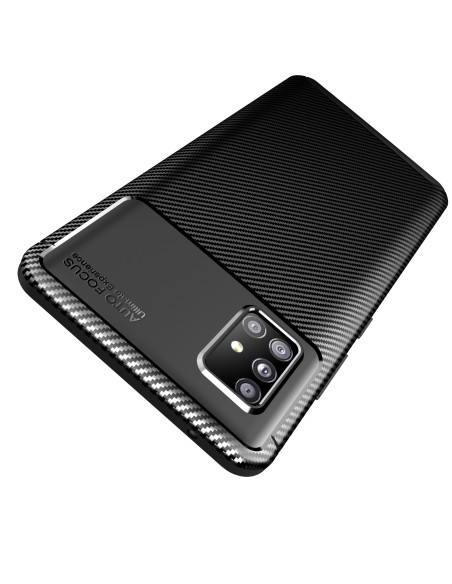 Samsung A41 Stöttåligt Slimmat Skal FullCarbon V4