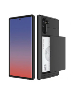 Samsung Galaxy Note 10 Stöttåligt Skal med Kortfack