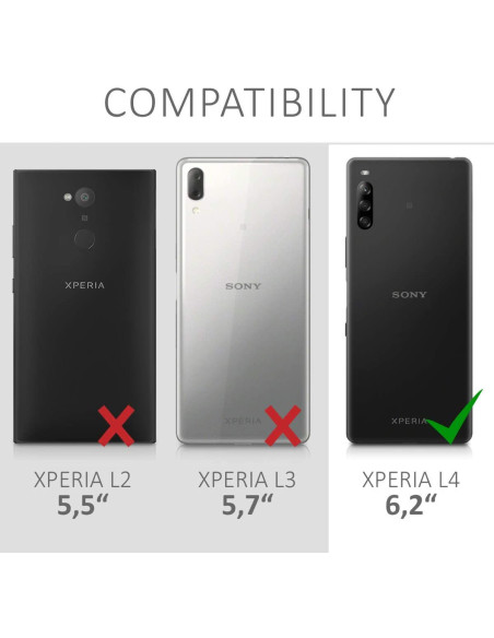 Xperia L4 Stötdämpande Mjukt Skal Simple