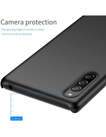 Xperia L4 Ultratunt Mattsvart Skal Basic V2