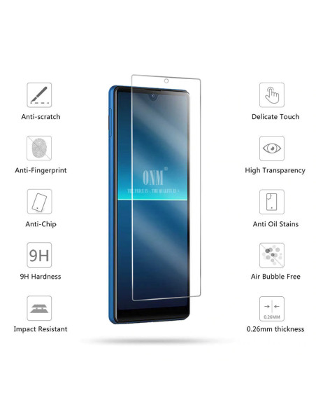 2-PACK Sony Xperia L4 Härdat glas 0.26mm 2.5D 9H