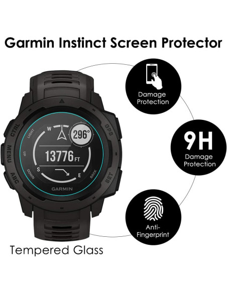 Garmin Instinct Härdat Glas 0.2mm 9H 2.5D