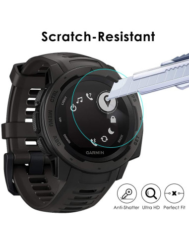 Garmin Instinct Härdat Glas 0.2mm 9H 2.5D