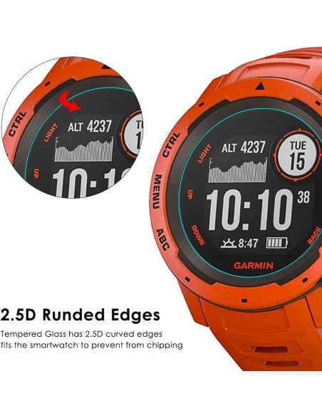 Garmin Instinct Härdat Glas 0.2mm 9H 2.5D