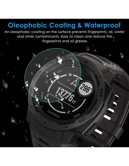 Garmin Instinct Härdat Glas 0.2mm 9H 2.5D