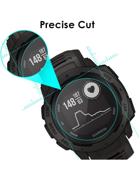Garmin Instinct Härdat Glas 0.2mm 9H 2.5D