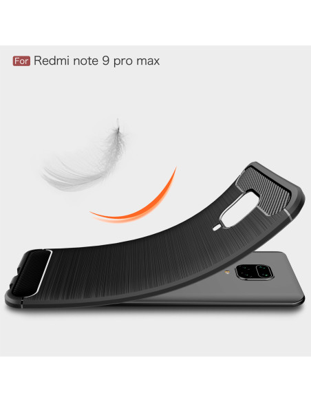 Xiaomi Redmi Note 9S / 9 Pro Stöttåligt Skal SlimCarbon