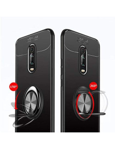 Xiaomi Mi 9T / 9T Pro Praktisk Stöttåligt Skal med Ringhållare V3 2