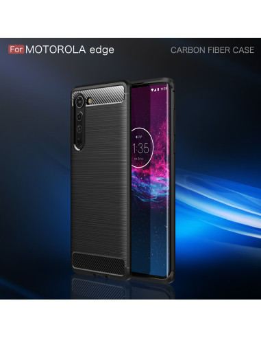 Motorola Moto Edge Stöttåligt Skal SlimCarbon