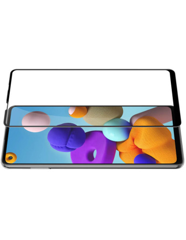 Samsung A21s Härdat Glas 0.26mm 2.5D 9H Fullframe