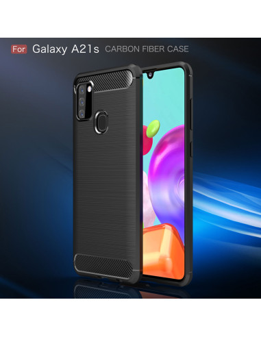 Samsung A21s Stöttåligt Skal SlimCarbon