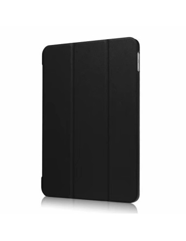 Svart trifold fodral för Apple iPad 9.7, sett bakifrån med stängd design