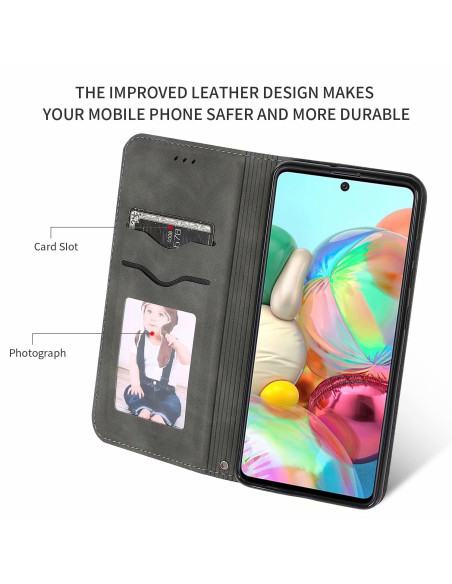 Samsung Galaxy A41 Flipfodral Kortfack Mocka