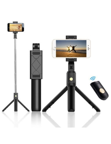 Selfiestick Bluetooth med Tripod