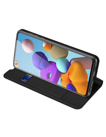Samsung A21s Flipfodral Skin Pro med Kortfack