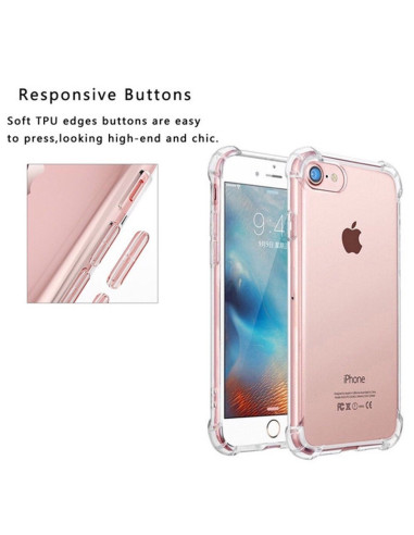 iPhone SE (2020 &amp; 2022) Stöttåligt Skal med Förstärkta Hörn