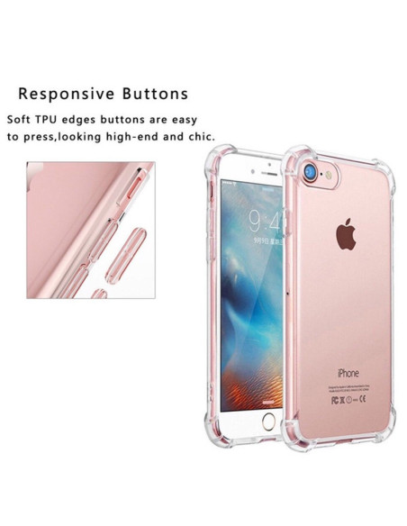 iPhone SE (2020 &amp; 2022) Stöttåligt Skal med Förstärkta Hörn