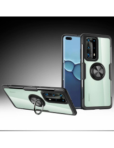 Huaewi P40 Pro Praktisk Stöttåligt Skal med Ringhållare V2