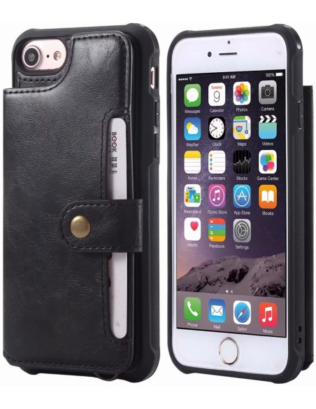 iPhone SE (2020 &amp; 2022) Multifunktionell Korthållare 5-FACK Winston