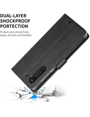 Motorola Moto Edge Plus Plånboksfodral PU-Läder 4-FACK
