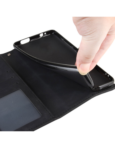 Motorola Moto Edge Plus Plånboksfodral PU-Läder 6-FACK Winston V3