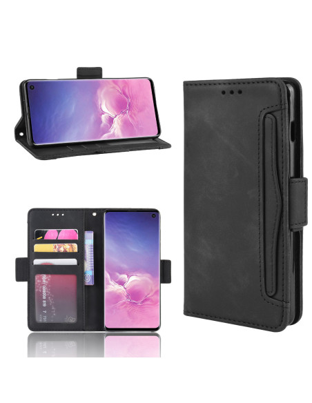 Samsung Galaxy S10 Plånboksfodral PU-Läder 6-FACK Winston V3
