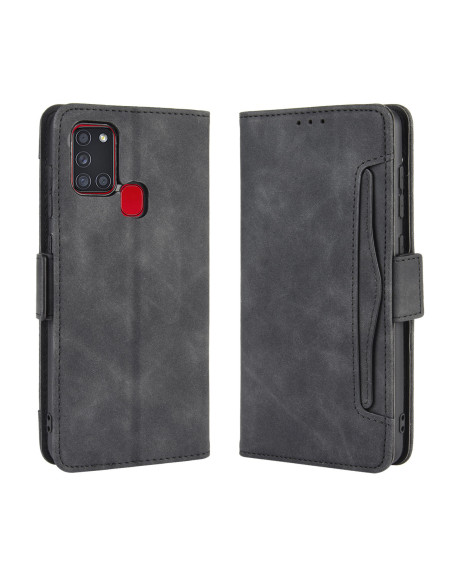 Samsung A21s Plånboksfodral PU-Läder 6-FACK Winston V3