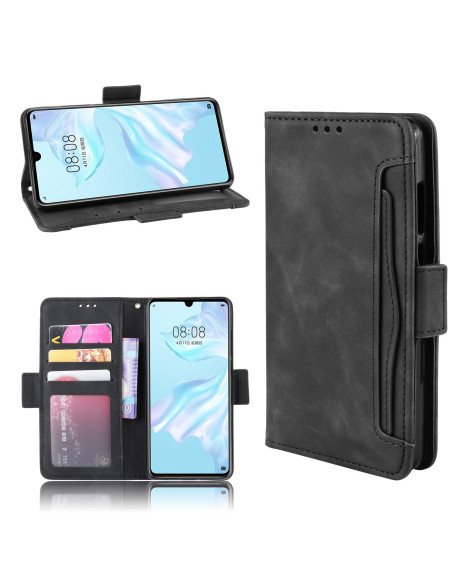 Huawei P30 Plånboksfodral PU-Läder 6-FACK Winston V3