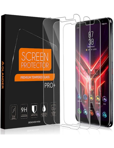 2-PACK ROG Phone 3 Härdat glas 0.26mm 2.5D 9H