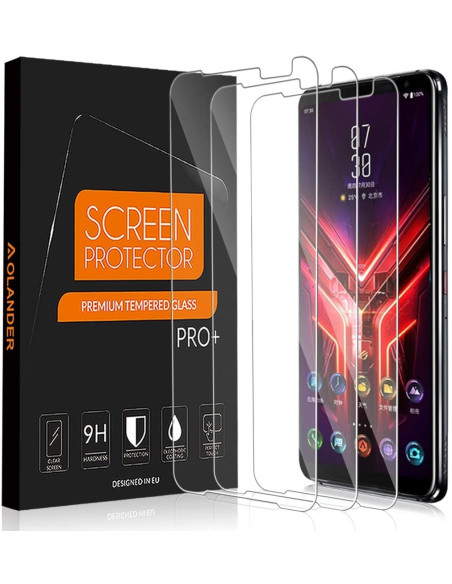 2-PACK ROG Phone 3 Härdat glas 0.26mm 2.5D 9H