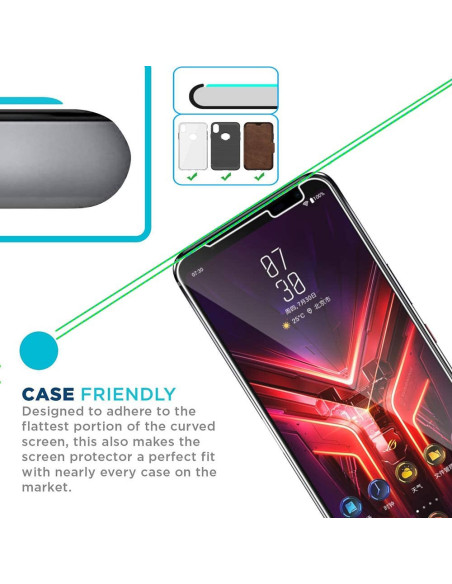 2-PACK ROG Phone 3 Härdat glas 0.26mm 2.5D 9H