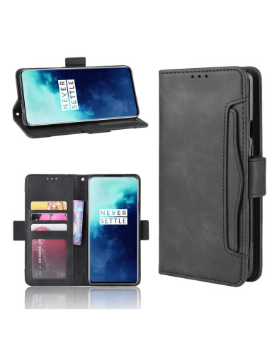 Oneplus 7T Pro Plånboksfodral PU-Läder 6-FACK Winston V3
