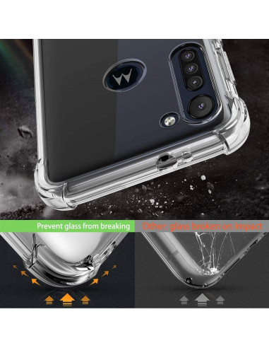 Motorola Moto G8 Power Stöttåligt Skal med Förstärkta Hörn