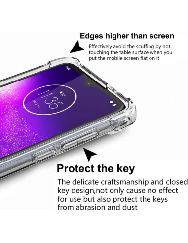 Motorola Moto G8 Power Stöttåligt Skal med Förstärkta Hörn
